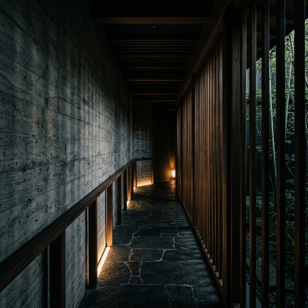 Minimalist Zen Corridor